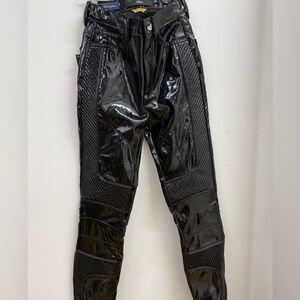 NWOT Philipp Plein Shiny Black Men's Pants